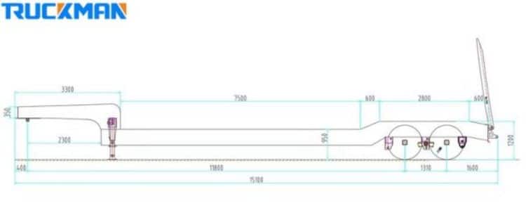 50 tonne low bed design