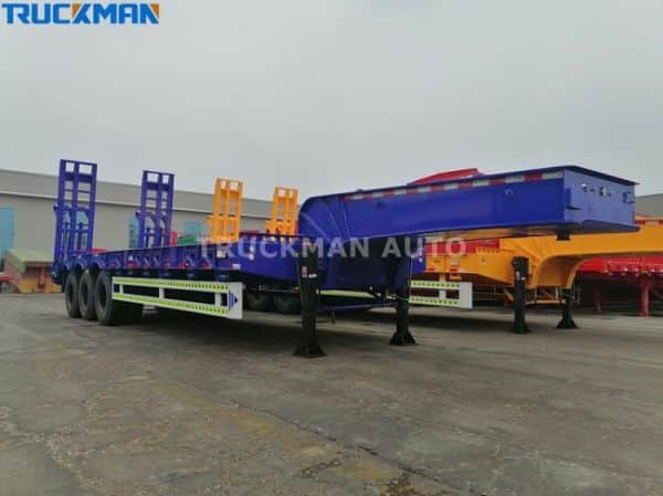 3 Axles Low-Bed Semi-Trailer For Sale-Low Bed Trailers