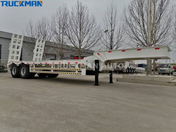 2 Axle Lowbed Semi Trailer For Sale-Low Bed Trailers