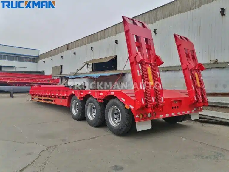50 Ton Low Bed Trailer for sale-Low Bed Semi Trailer