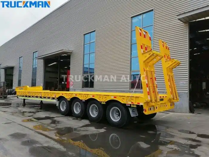 100 Ton Low Bed Trailer For Sale-Low Bed Semi Trailer