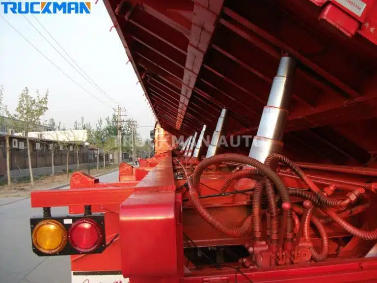 3 Axle Side Tipper Lifting System