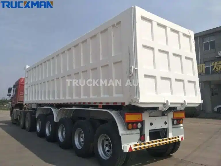 High-Capacity 80 Ton Semi Dump Trailers for Heavy-Duty Hauling