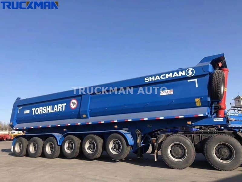 High-Capacity 100 Ton Semi Dump Trailers for Heavy-Duty Hauling