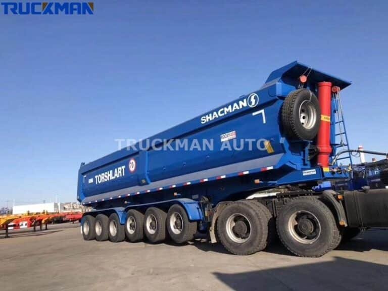 High-Capacity 6 axles Semi Dump Trailers for Heavy-Duty Hauling