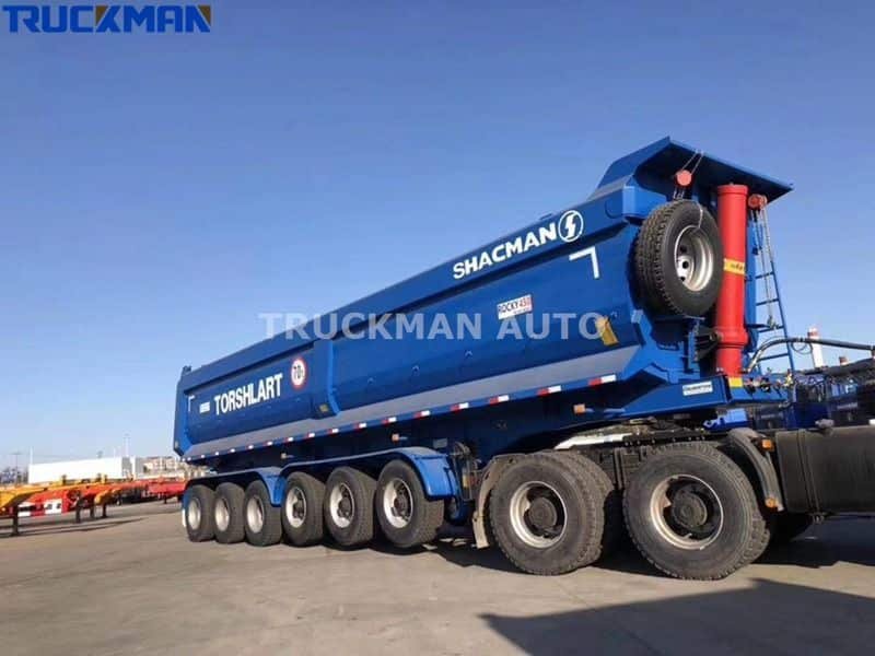 High-Capacity 6 axles Semi Dump Trailers for Heavy-Duty Hauling