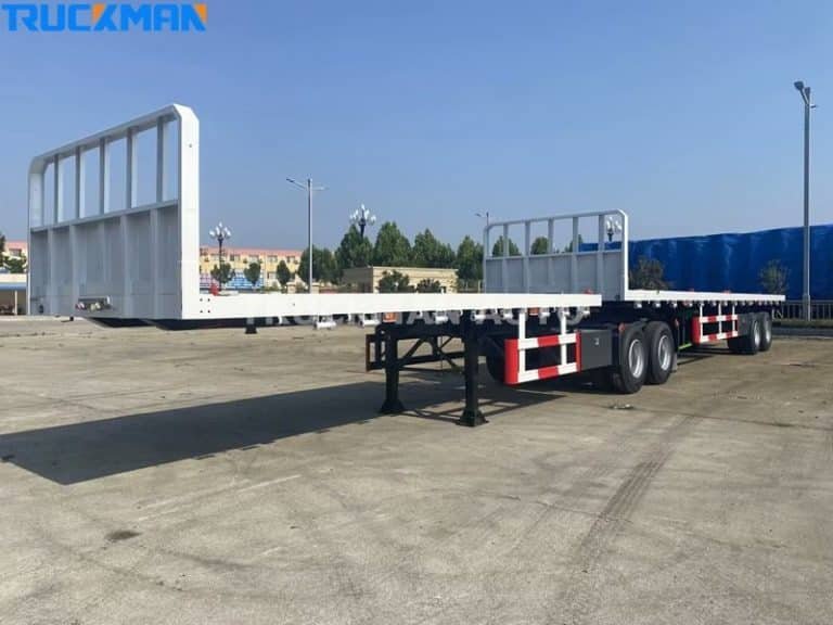 Truckman Automobile's flatbed semi-trailers are designed to carry oversized cargo.
