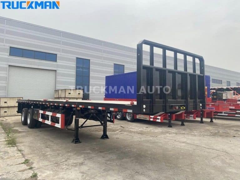 Flatbed semi-trailer for transportation of various goods-TRUCKMAN AUTOMOBILE