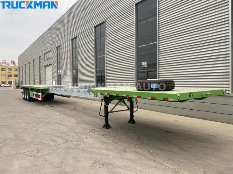 Flatbed semi-trailer with customized dimensions - TRUCKMAN AUTOMOBILE