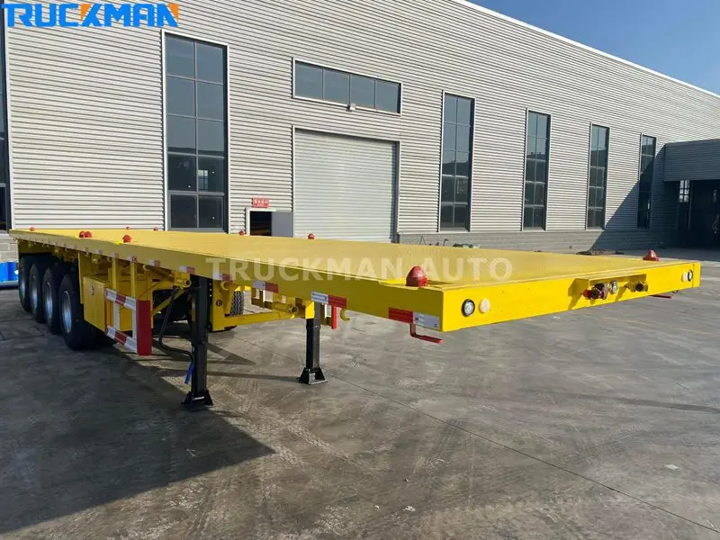 4 Axle Flatbed Semi Trailer For Sale