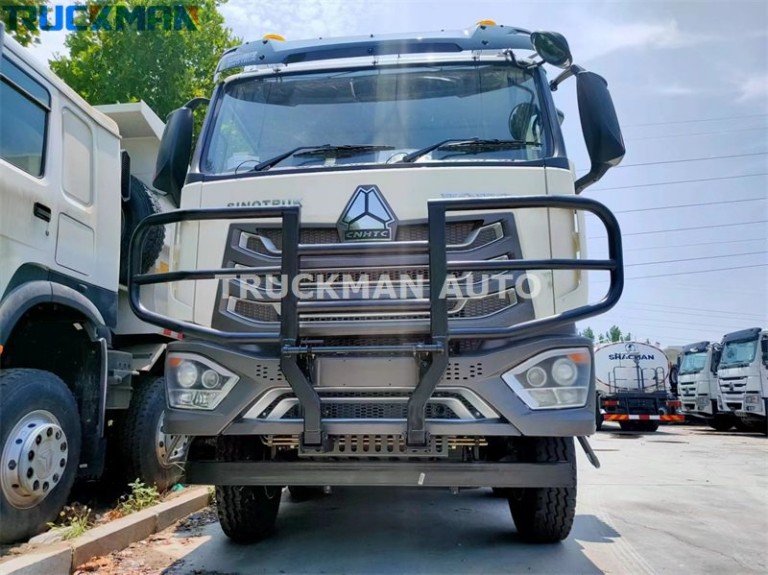 SINOTRUK HOWO 50 Tons 380HP Dump Truck Military Bumper