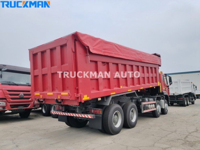SINOTRUK HOWO NX 8x4 Dump Truck Electric Tarpaulin