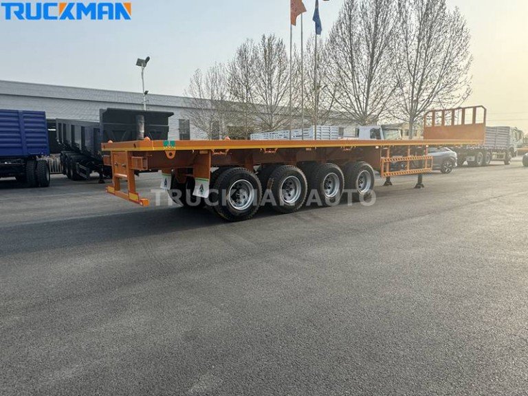 100 Ton Flatbed Semi Trailer