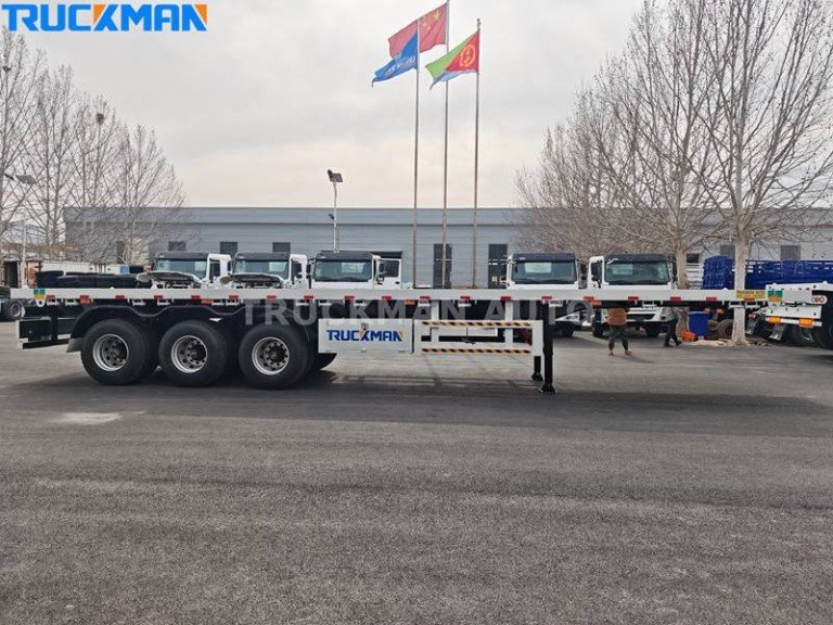 50T Flatbed Semi Trailer