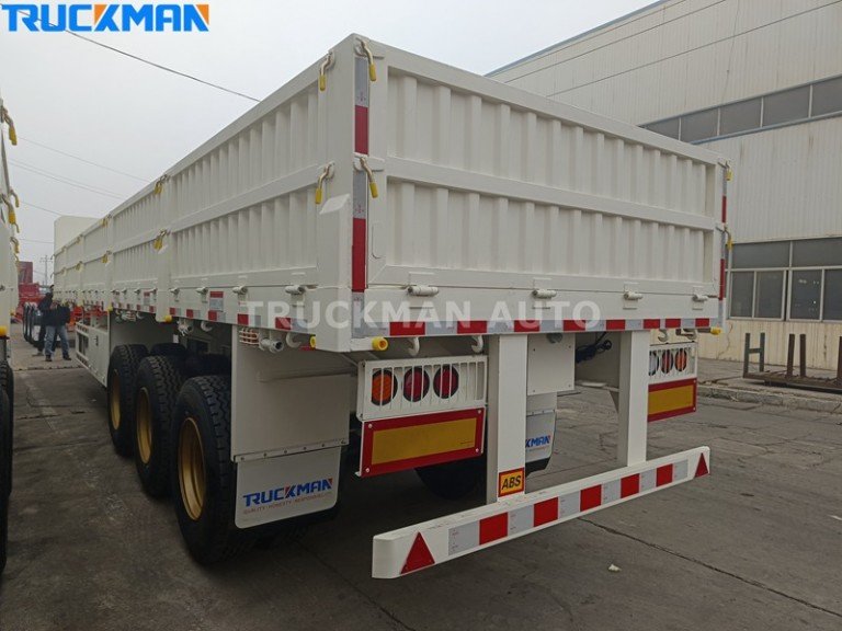 3 Axles 60 Ton Side Wall Trailer