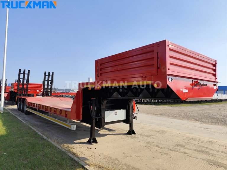 3 Axles 60T Low Bed Trailer
