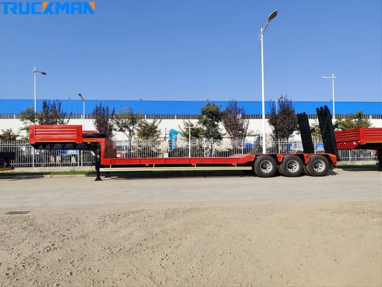 3 Axles 60T Low Bed Trailer