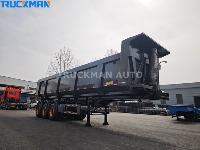 3 Axles 80 Ton Dump Trailer