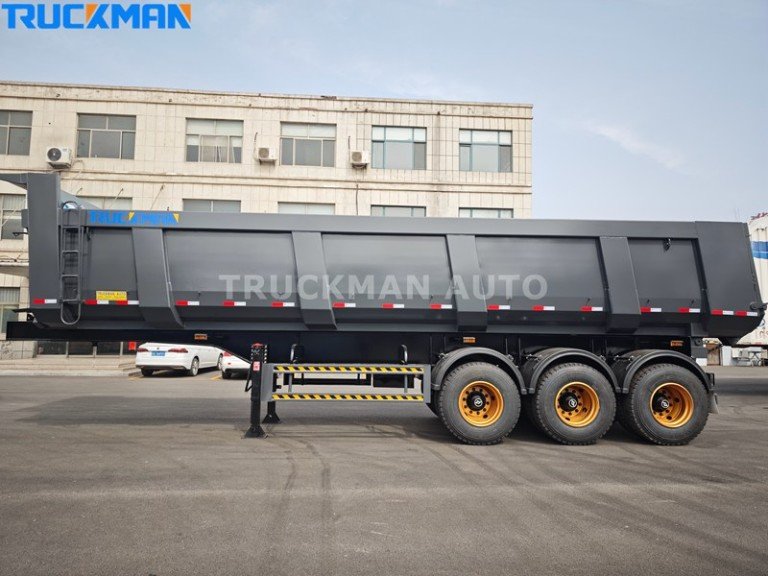 3 Axles 80 Ton Dump Trailer