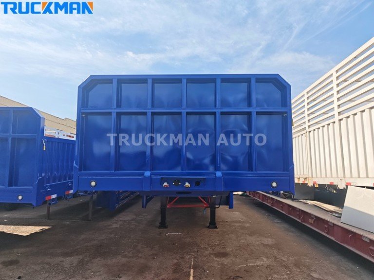 3 axles 50t side wall trailer