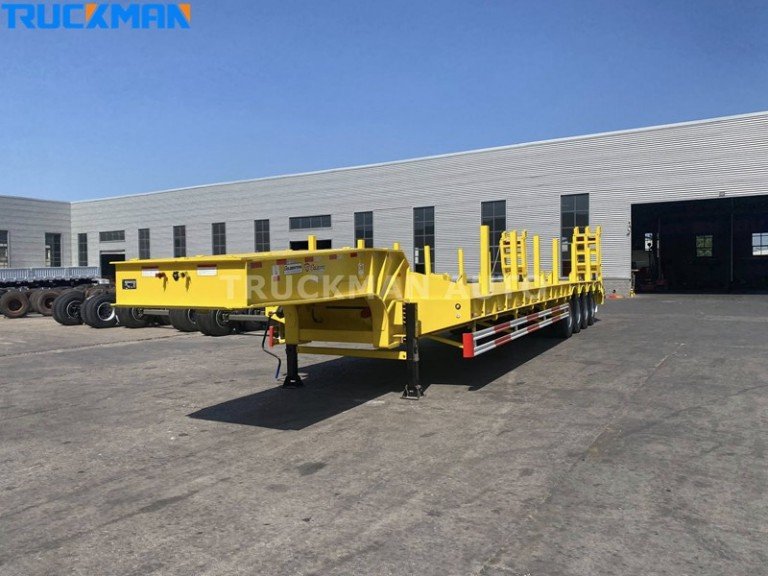 4 Axles 80 Tons Low Bed Trailer