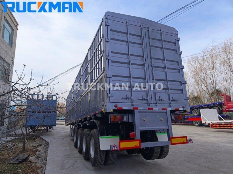Durable fence semi-trailer
