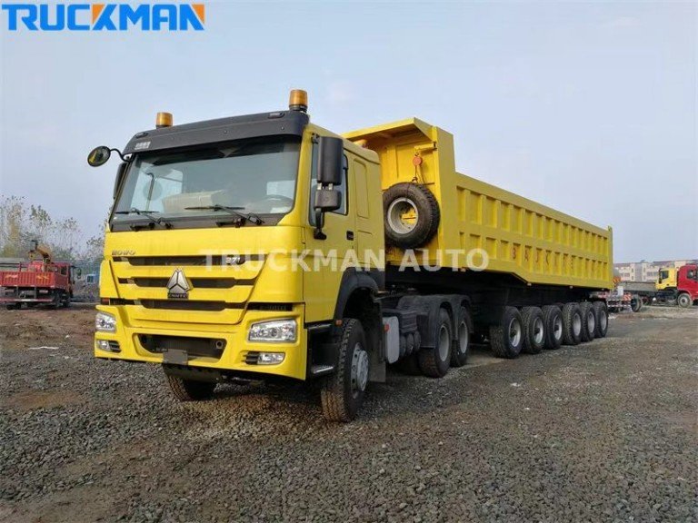 6 Axles Dump Semi Trailer For Mining Area To Côte d'Ivoire
