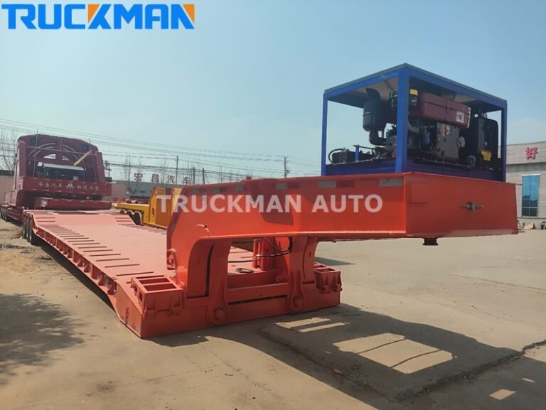 Detachable gooseneck Low Bed Trailer