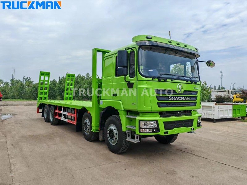 SHACMAN F3000 Flatbed Truck With Ladder