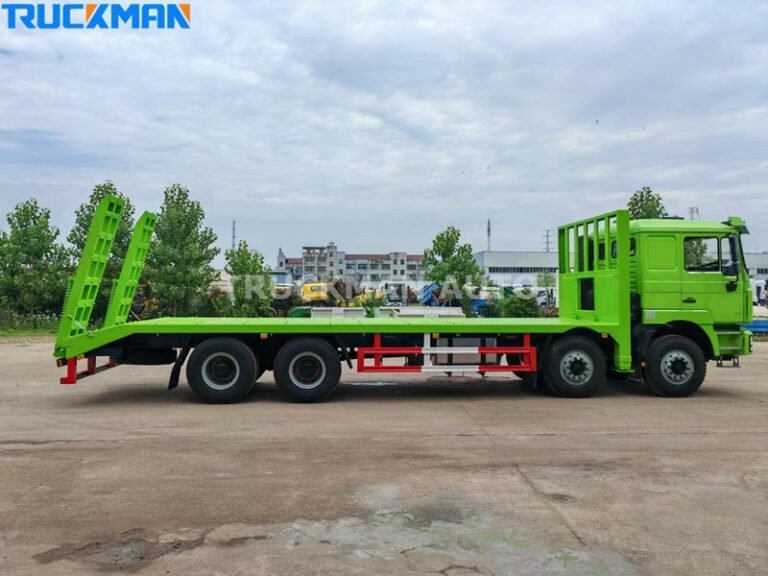SHACMAN F3000 Flatbed Truck With Ladder