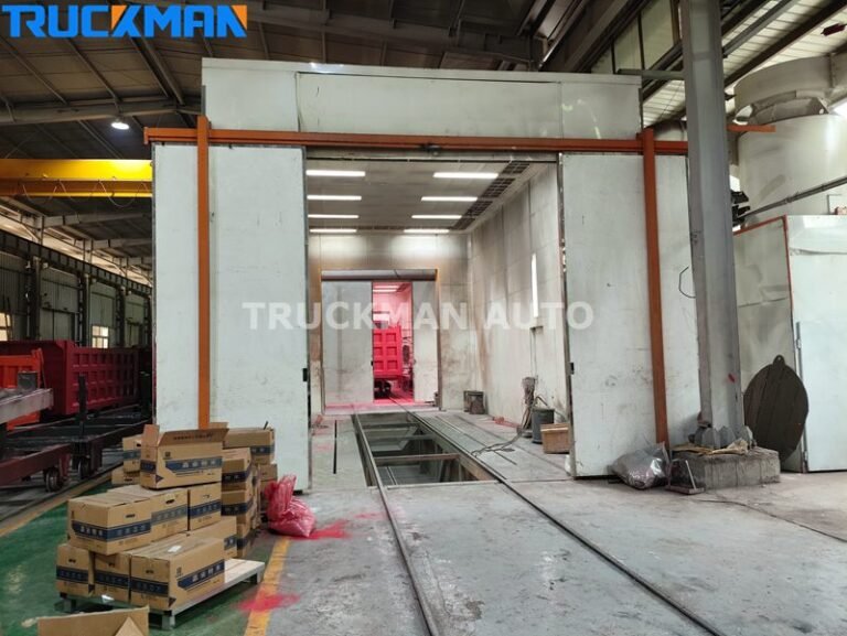 Tipper Truck Powder Spraying Process