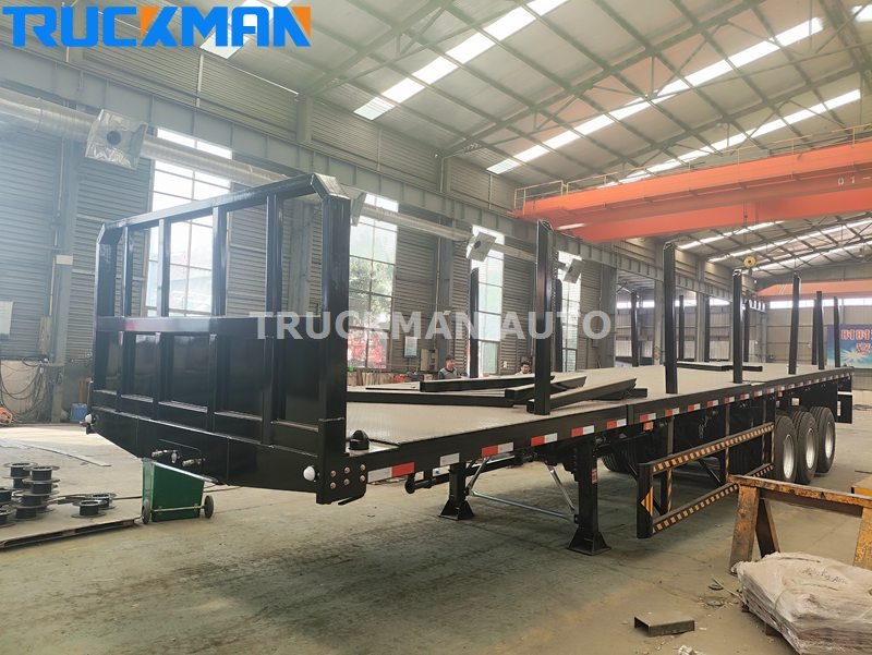 extendable container trailer