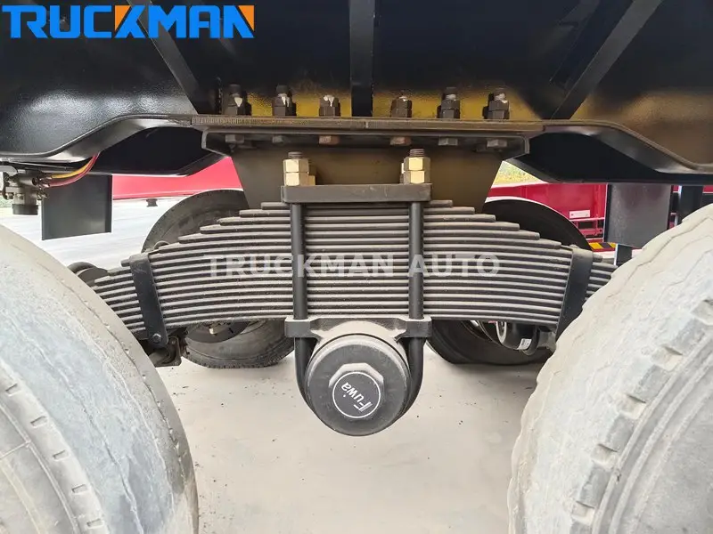 3-axle 80-ton barrier semi-trailer with heavy-duty ZY axles for carrying extra-heavy loads