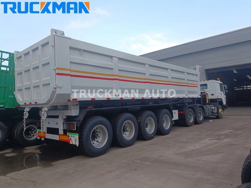 tipping semi trailer