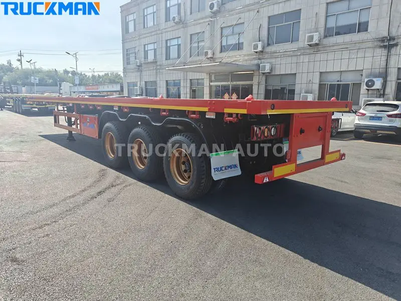40-foot container trailer equipped with FUWA Axles