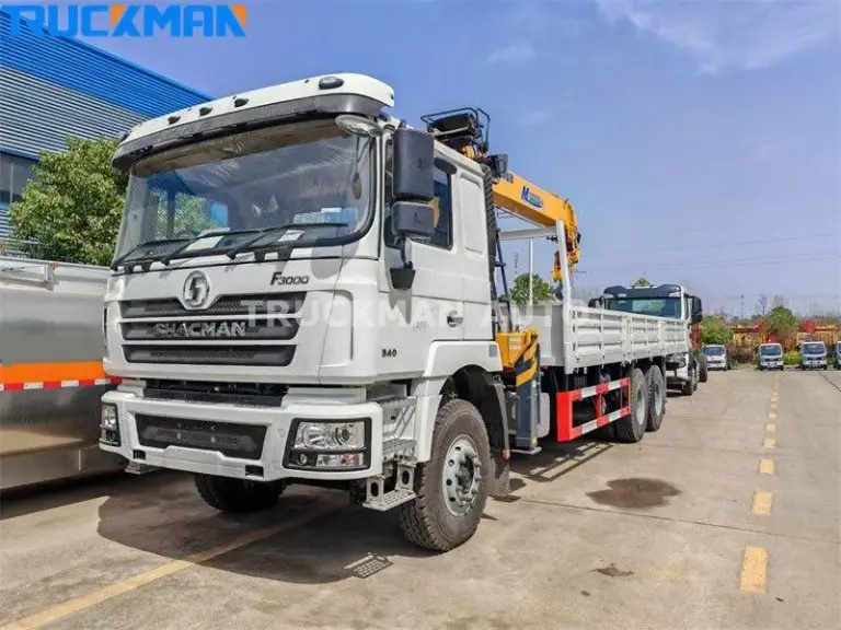 SHACMAN F3000 truck mounted crane