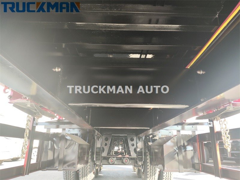 3 axles flatbed trailer