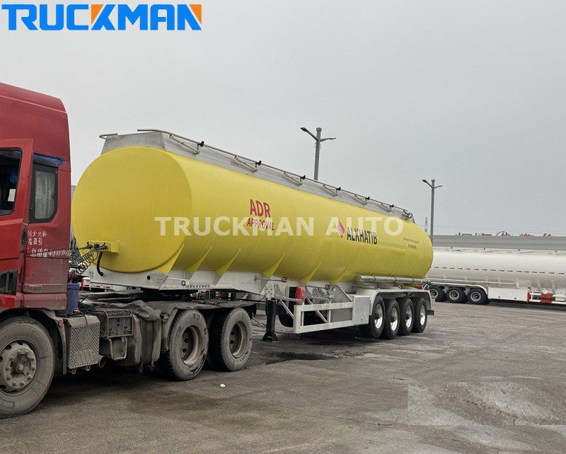 55000 liters fuel tanker trailer