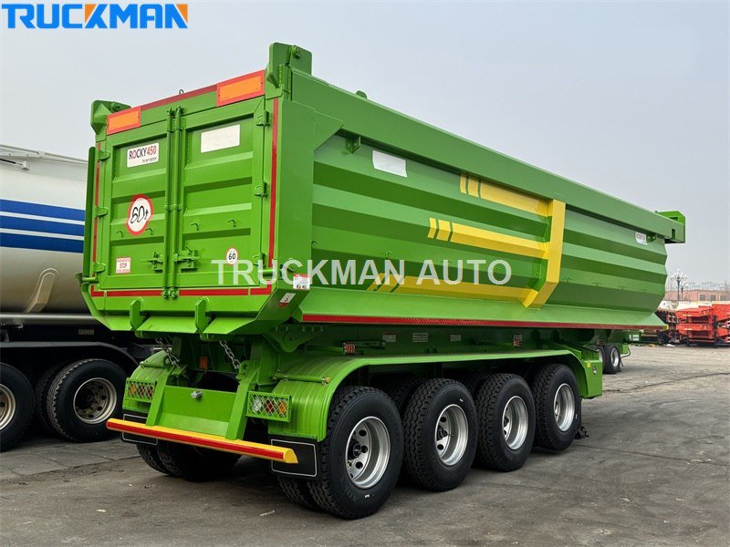 4 axles tipper trailer
