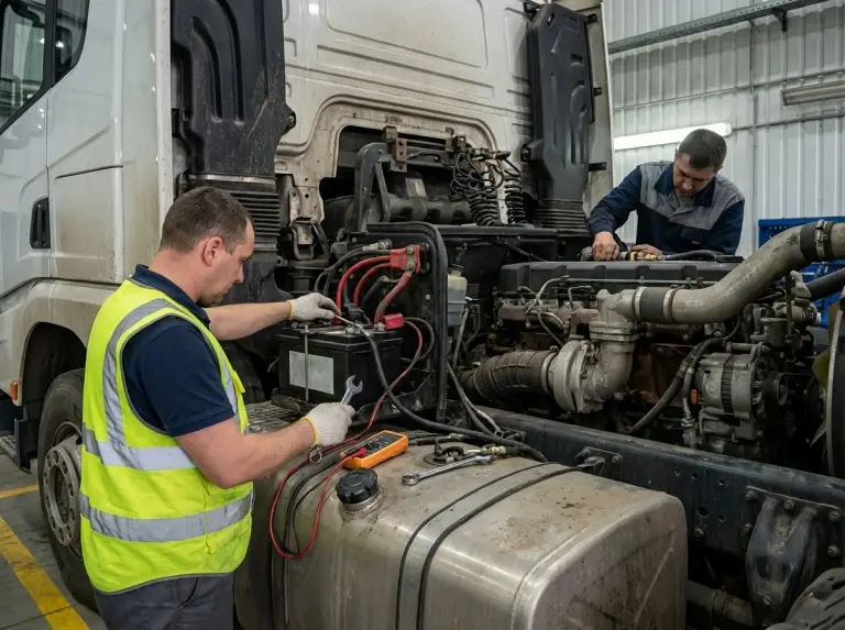 Verificações de Partida e Partida Forçada do Motor SHACMAN