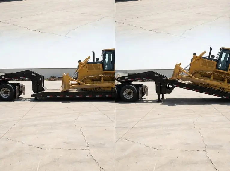 Correct vs Wrong Gooseneck Cylinder Stroke