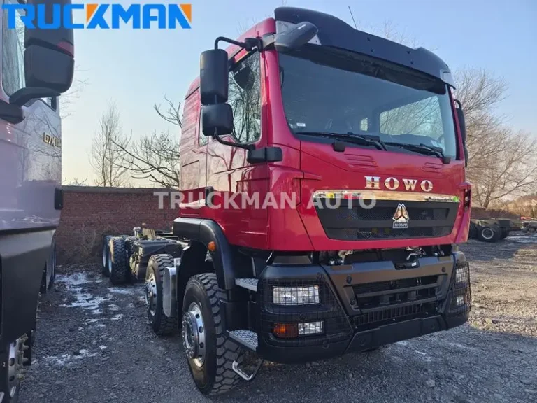 HOWO TX 12 Wheels Truck Chassis With 400HP Engine