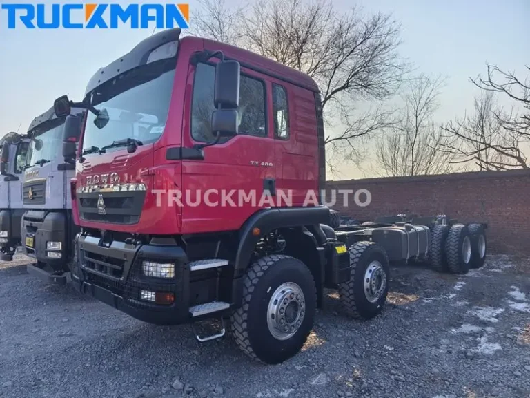 HOWO TX 12 Wheels Truck Chassis With 400HP Engine