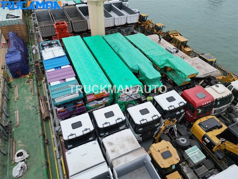 low bed trailer with waterproof package