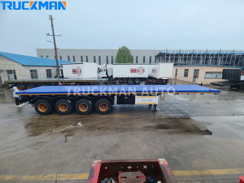 Container flatbed trailer