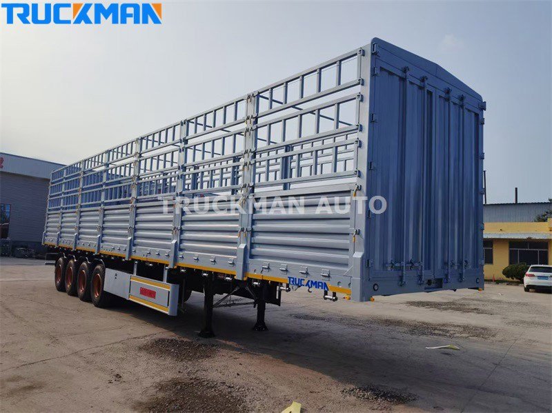 4 axles fence trailers