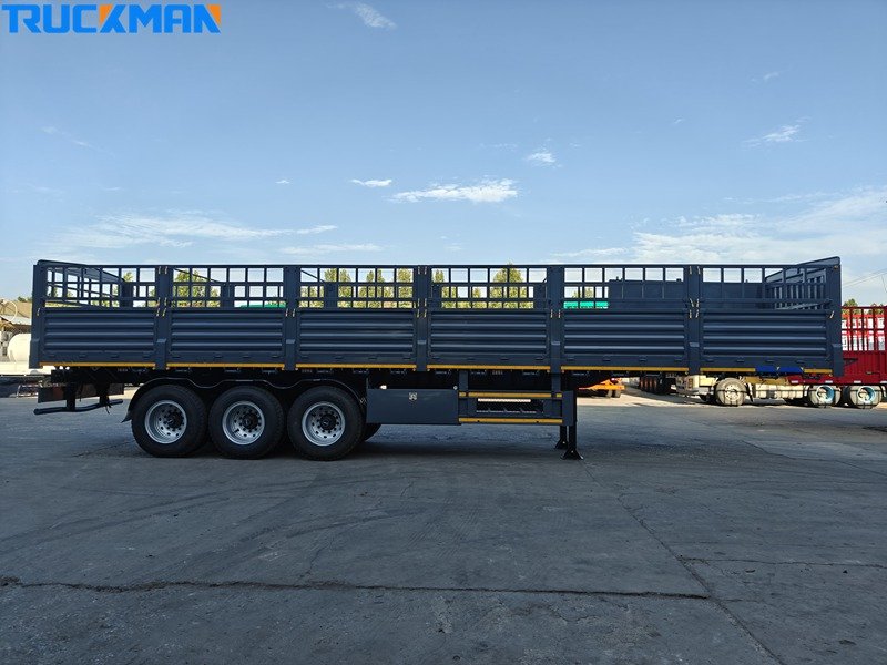 3 axles fence trailers