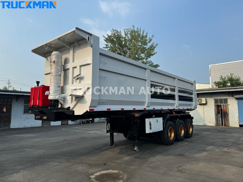 3 Axles 80 Tons Dump Trailer To Guinea
